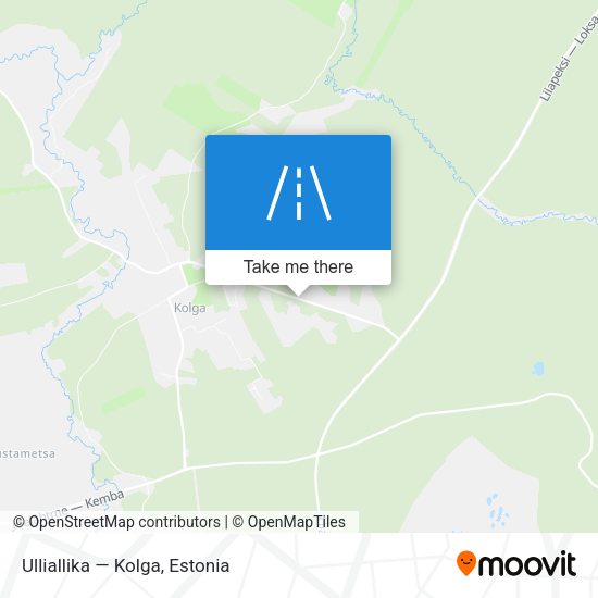 Ulliallika — Kolga map