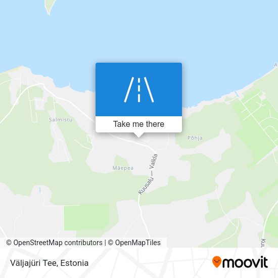 Väljajüri Tee map
