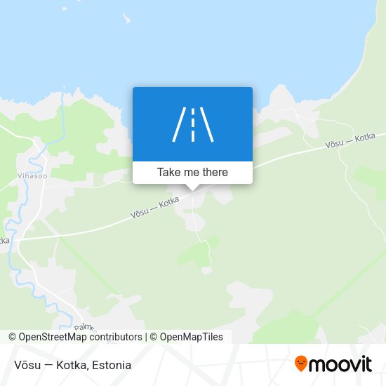 Võsu — Kotka map