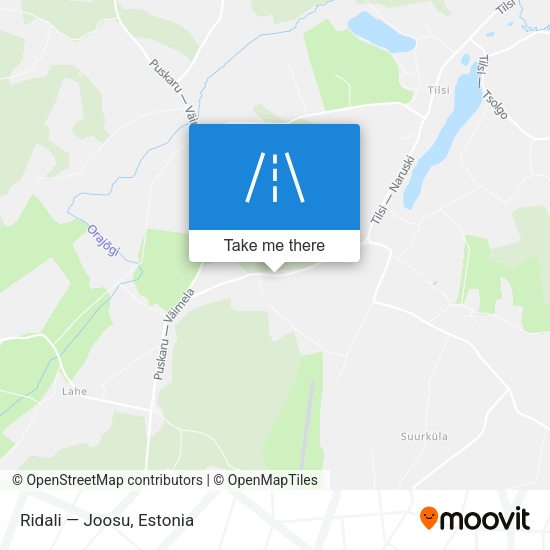 Ridali — Joosu map