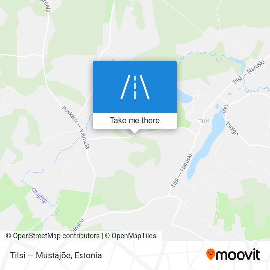 Tilsi — Mustajõe map