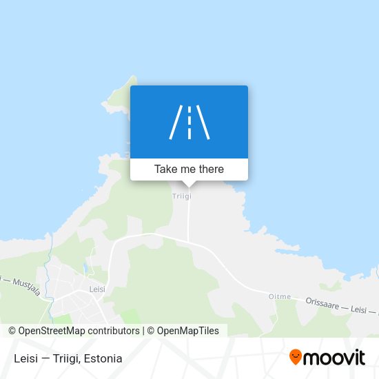 Leisi — Triigi map
