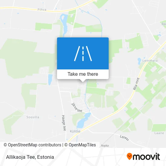 Карта Allikaoja Tee