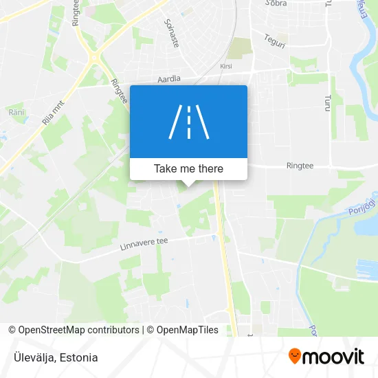 Карта Ülevälja