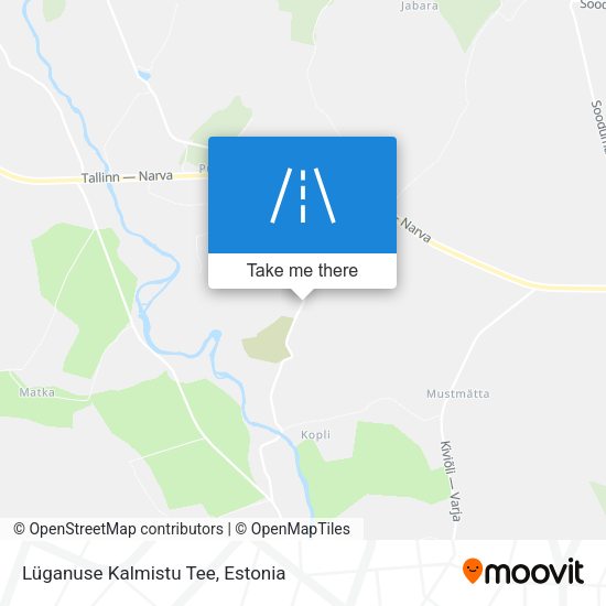 Lüganuse Kalmistu Tee map