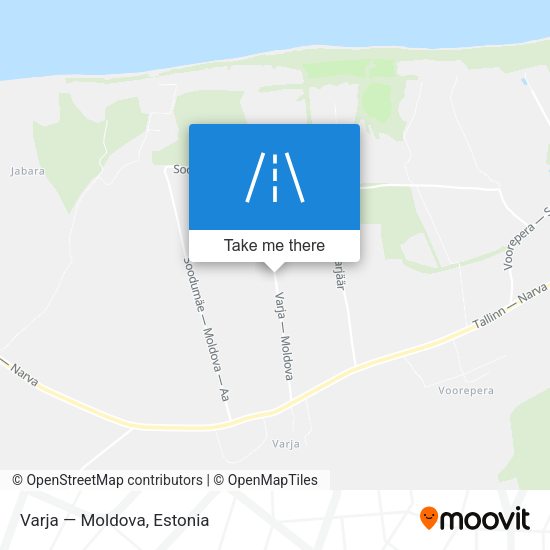 Varja — Moldova map