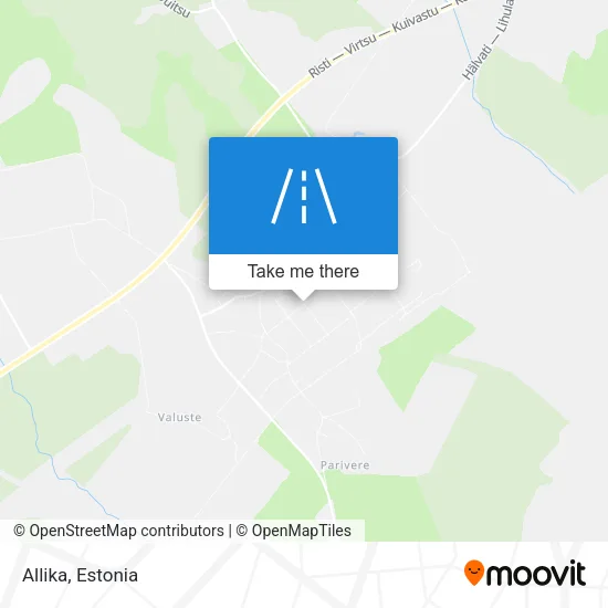 Карта Allika