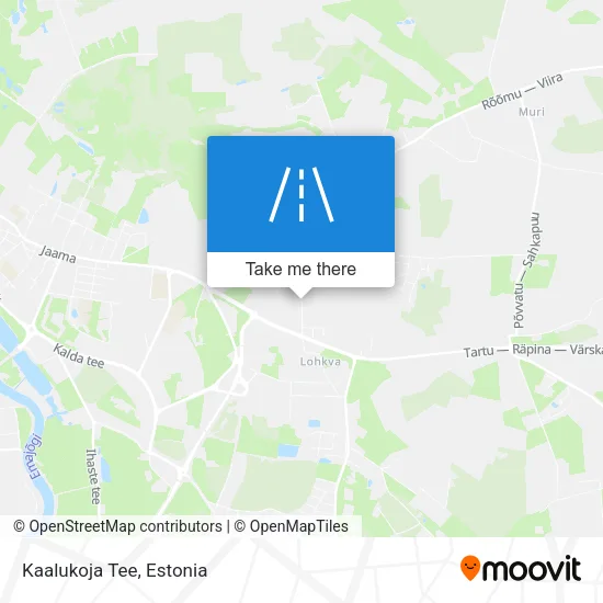 Карта Kaalukoja Tee