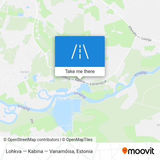 Lohkva — Kabina — Vanamõisa map