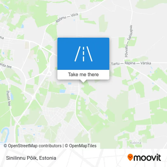 Карта Sinilinnu Põik