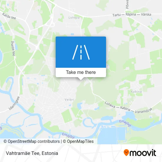 Карта Vahtramäe Tee