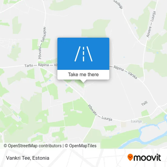 Карта Vankri Tee