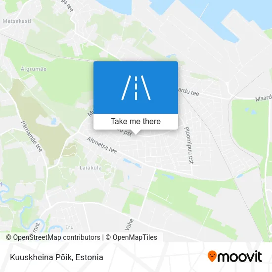 Карта Kuuskheina Põik