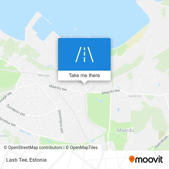 Карта Lasti Tee