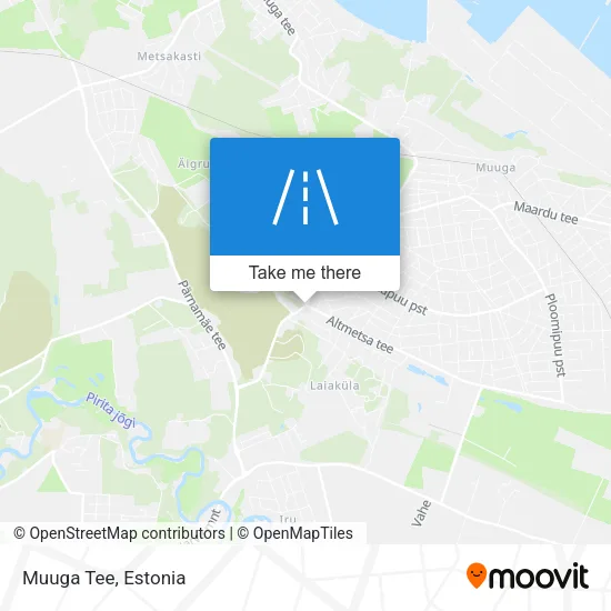 Карта Muuga Tee