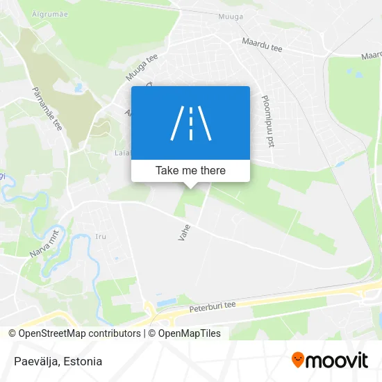 Карта Paevälja