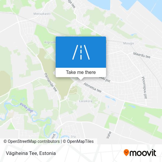Vägiheina Tee map