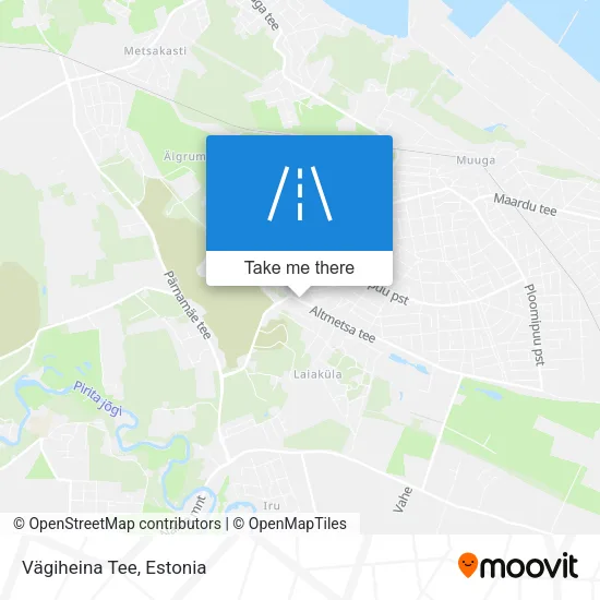 Карта Vägiheina Tee