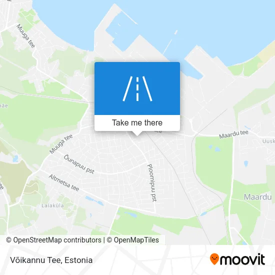 Карта Võikannu Tee