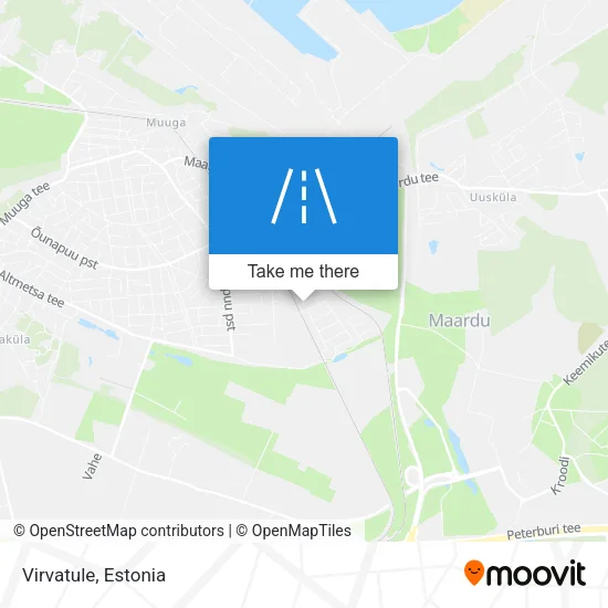 Карта Virvatule