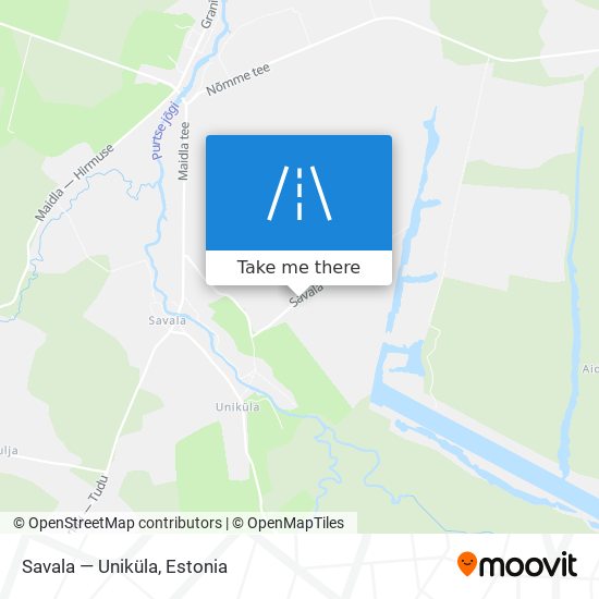 Savala — Uniküla map