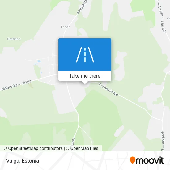 Карта Valga