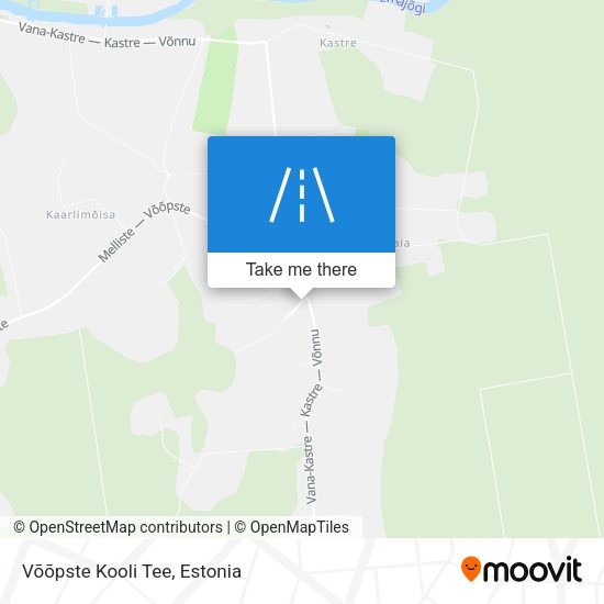Võõpste Kooli Tee map