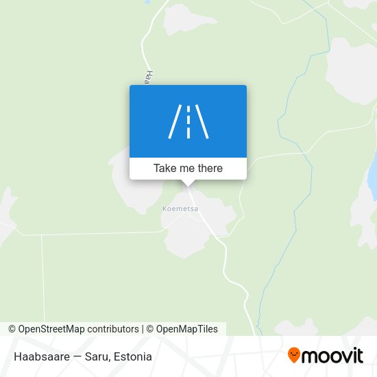 Haabsaare — Saru map