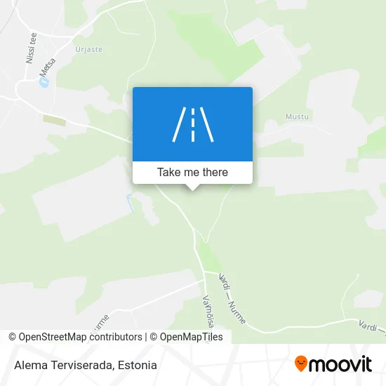 Карта Alema Terviserada