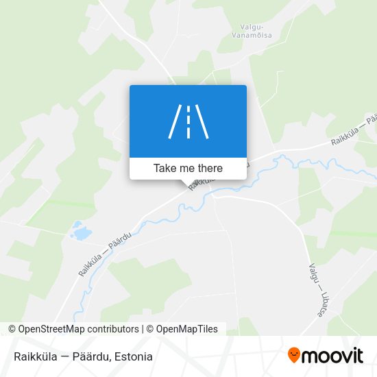 Raikküla — Päärdu map