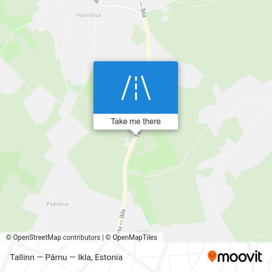 Tallinn — Pärnu — Ikla map