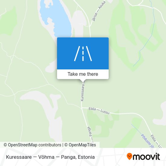 Kuressaare — Võhma — Panga map