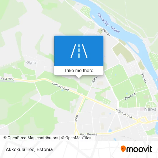 Карта Äkkeküla Tee