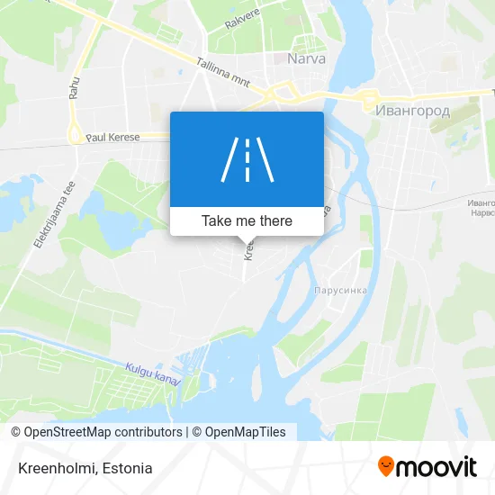 Карта Kreenholmi