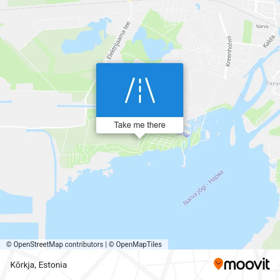 Карта Kõrkja