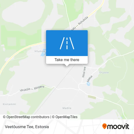 Карта Veetõusme Tee