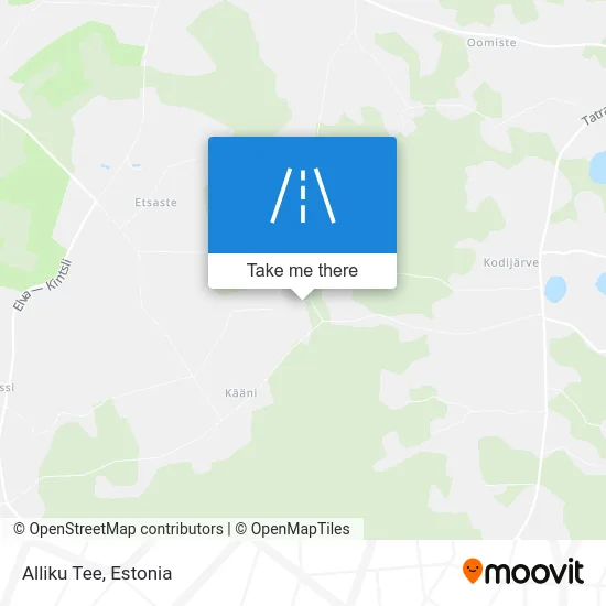 Карта Alliku Tee