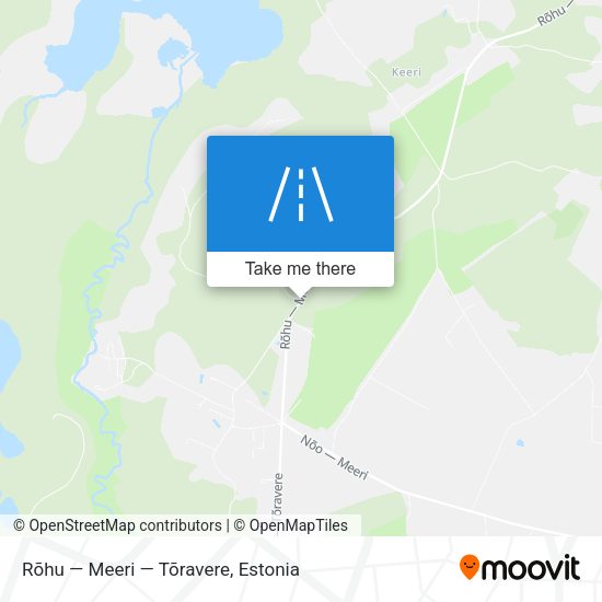 Rõhu — Meeri — Tõravere map