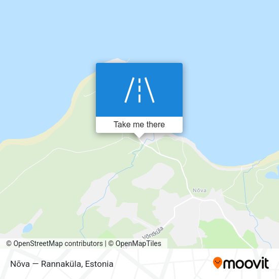 Nõva — Rannaküla map