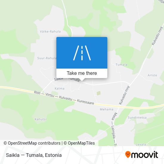 Saikla — Tumala map