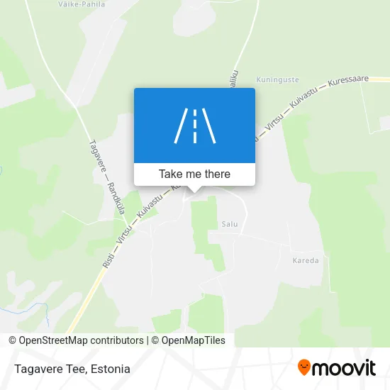 Карта Tagavere Tee