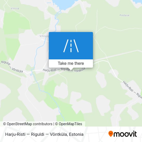 Harju-Risti — Riguldi — Võntküla map
