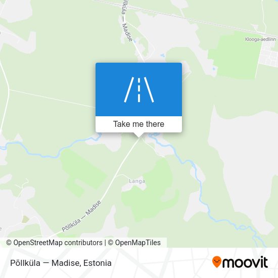 Põllküla — Madise map