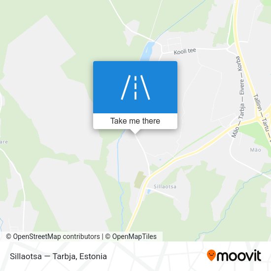 Sillaotsa — Tarbja map