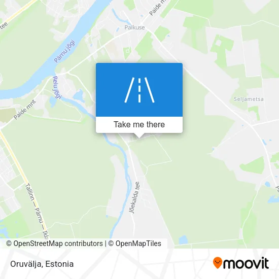 Карта Oruvälja