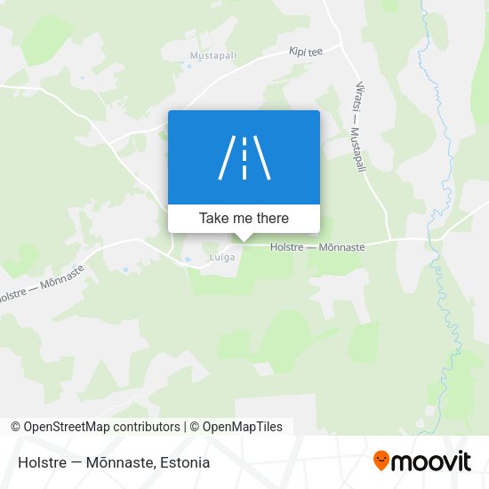 Holstre — Mõnnaste map