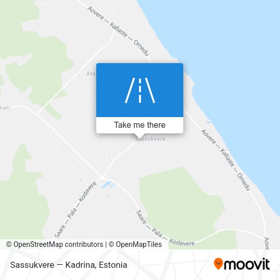 Sassukvere — Kadrina map