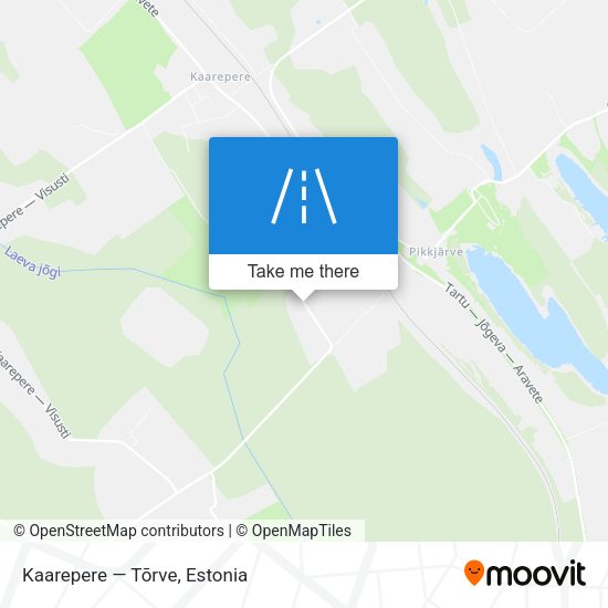 Kaarepere — Tõrve map