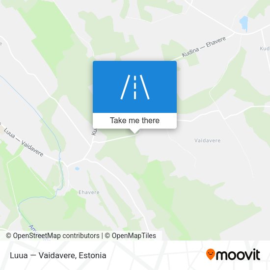 Luua — Vaidavere map