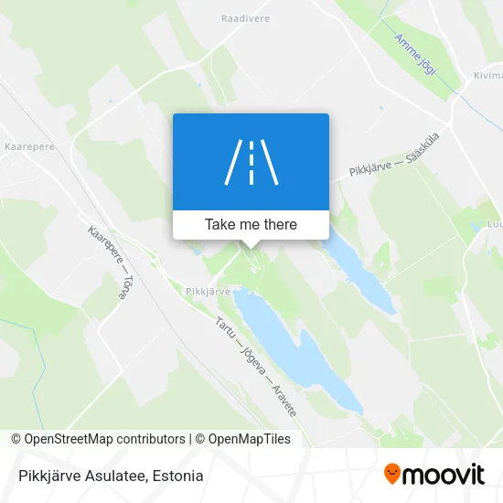 Карта Pikkjärve Asulatee